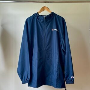 Champion Navy Stadium Packable Jacket